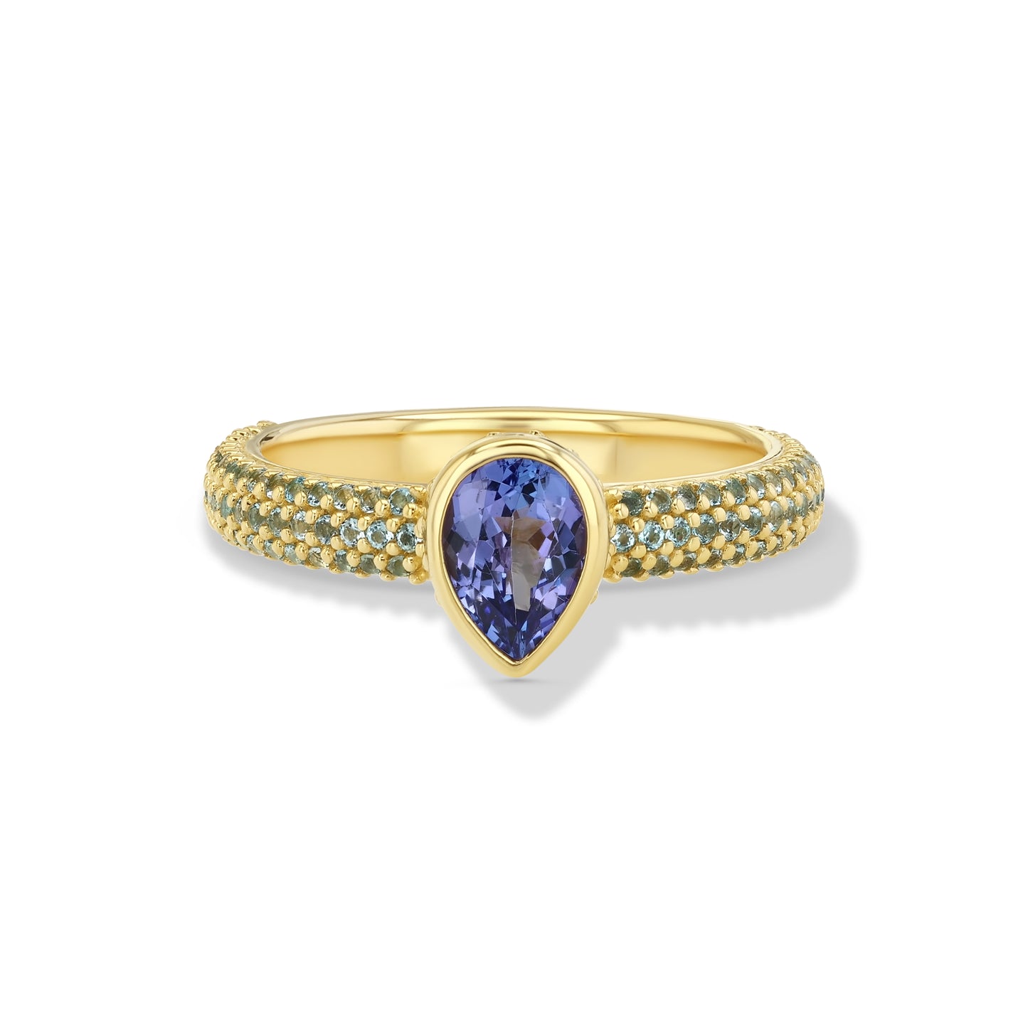 Tanzanite Blue Topaz Ring