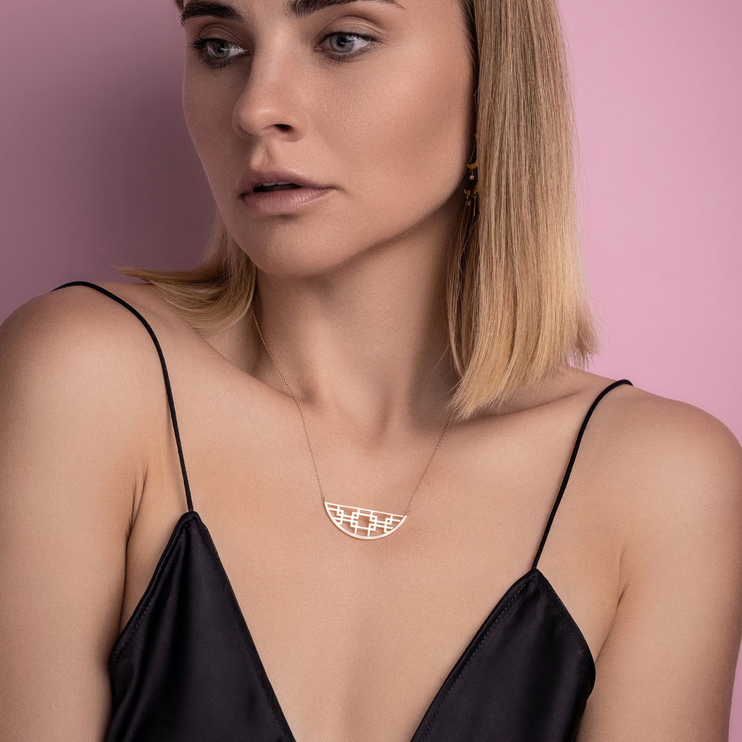 Fretwork Necklace