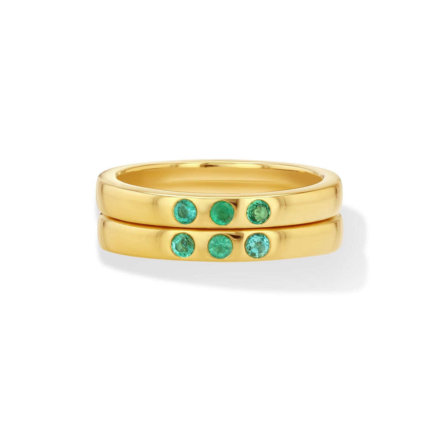 Emerald Stacking Ring