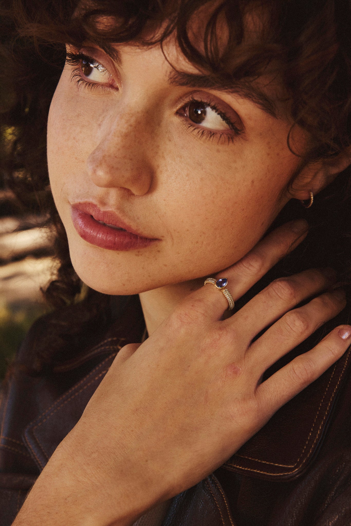 Tanzanite Blue Topaz Ring