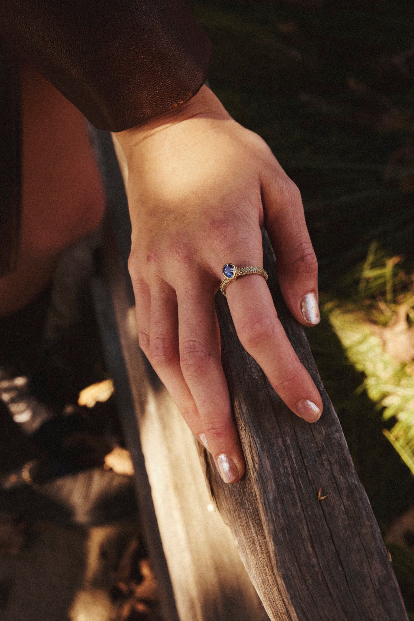 Tanzanite Blue Topaz Ring