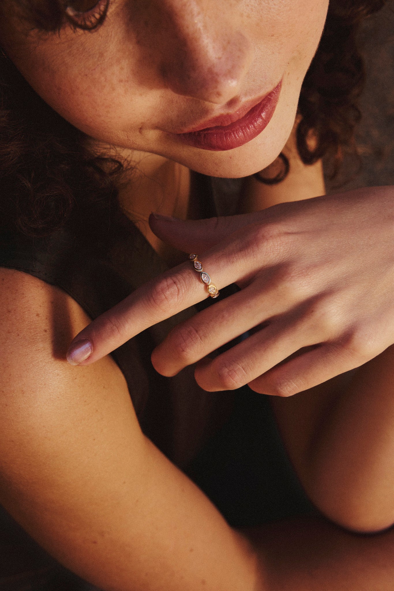 Diamond Marquise Band Ring