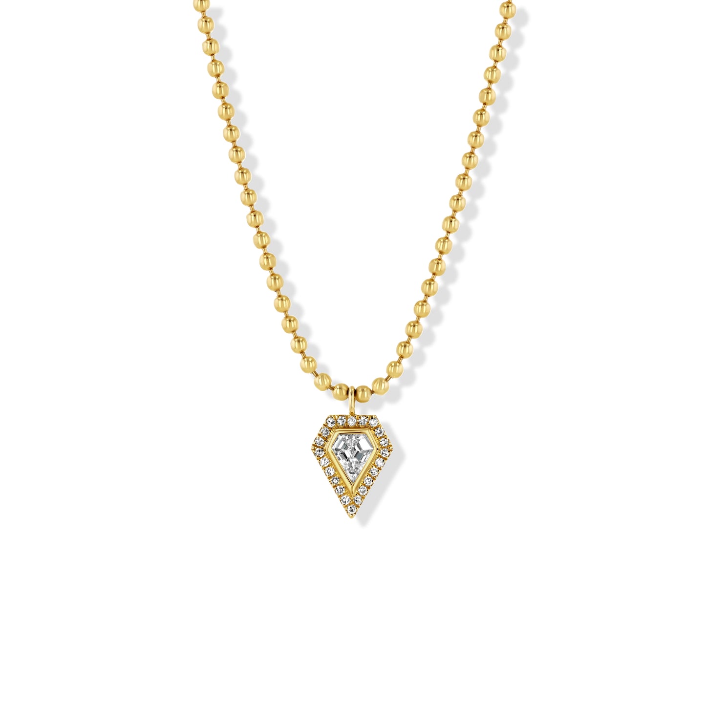 Diamond Shield Necklace