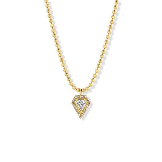 Diamond Shield Necklace