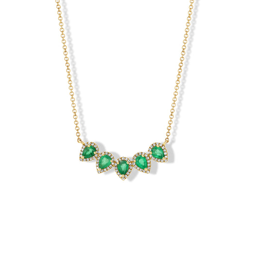 Emerald and Diamond Necklace