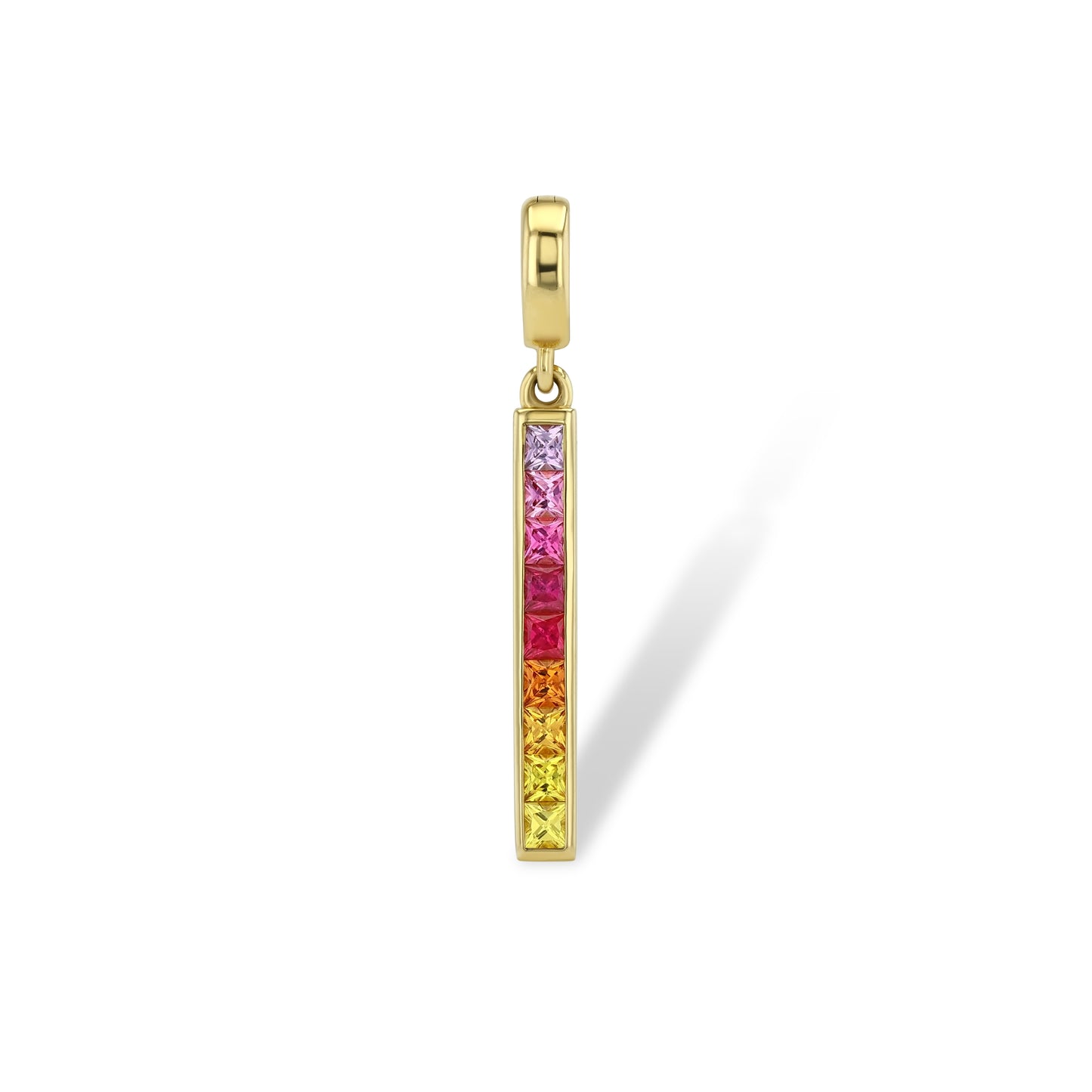 Sunset Sapphire Bar Pendant