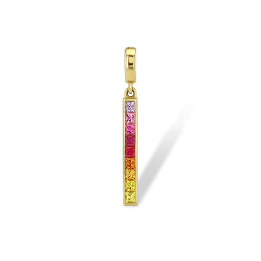 Sunset Sapphire Bar Pendant