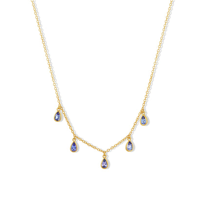 Tanzanite Pears Necklace
