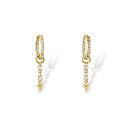 Diamond Arrow Earring Charm