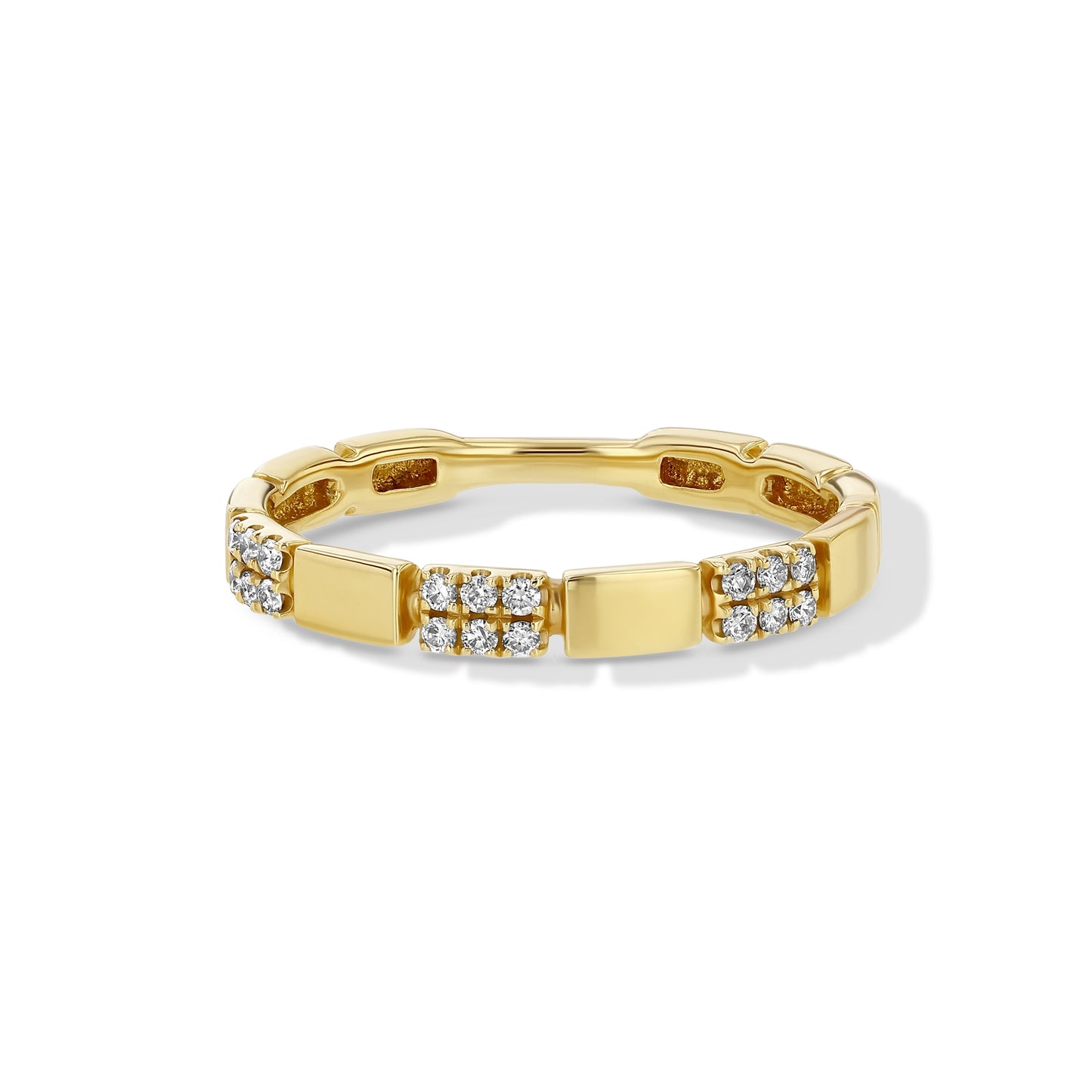 Diamond Grid Ring