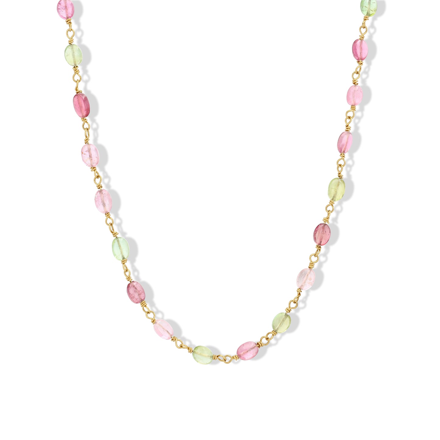 Mixed Tourmaline Beaded Choker