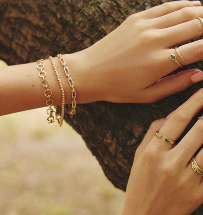 Round Link Bracelet