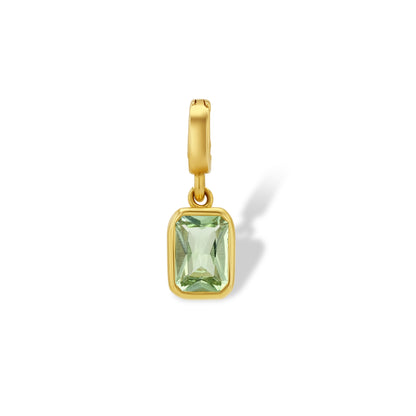 Mint Tourmaline Charm
