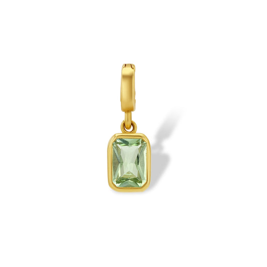Mint Tourmaline Charm