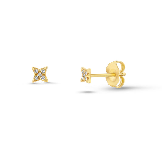 Star Diamond Studs-Small