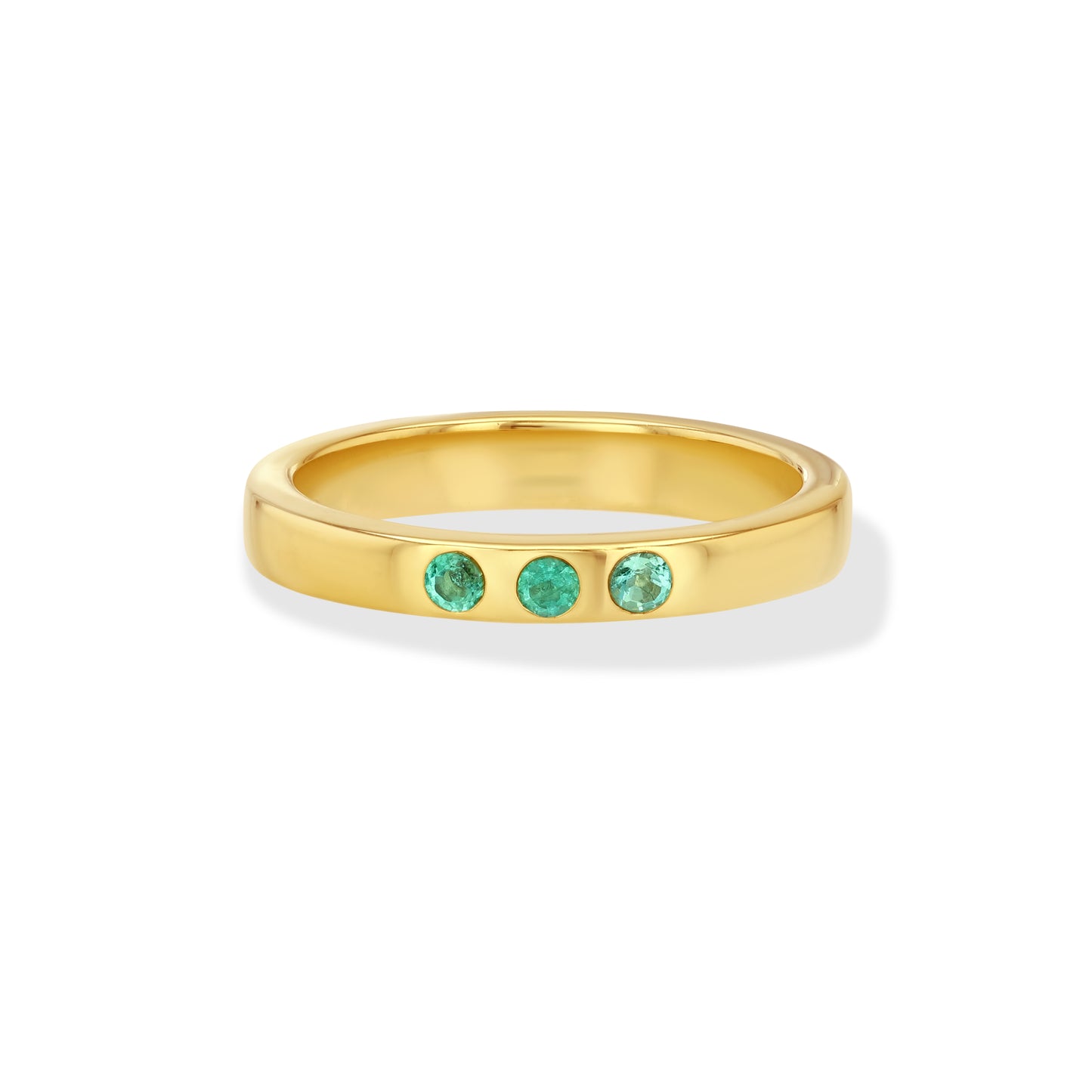 Emerald Stacking Ring