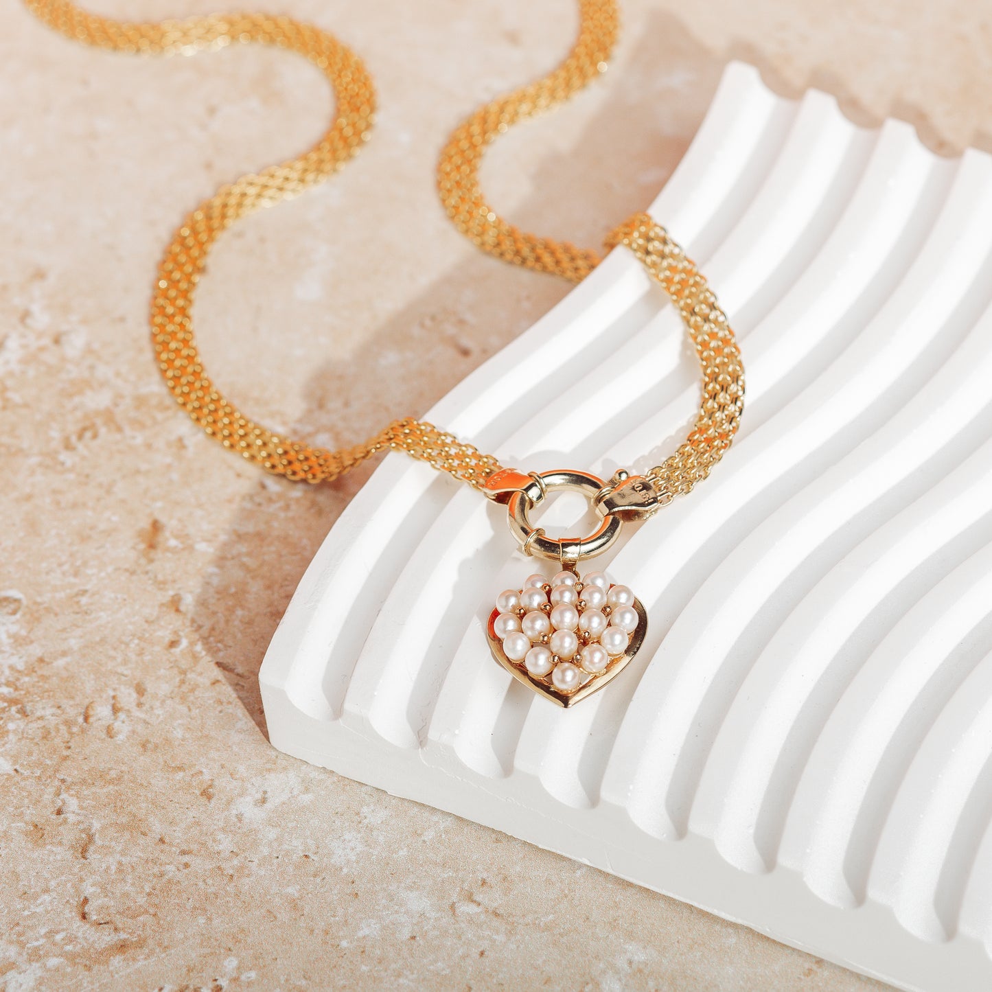 Pearl Heart Pendant