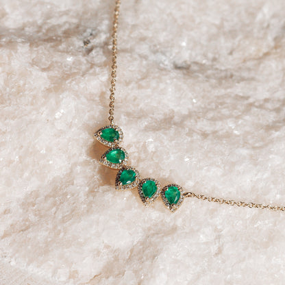 Emerald and Diamond Necklace